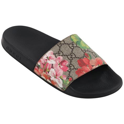 gucci floral slides amazon|Gucci gg blooms slides.